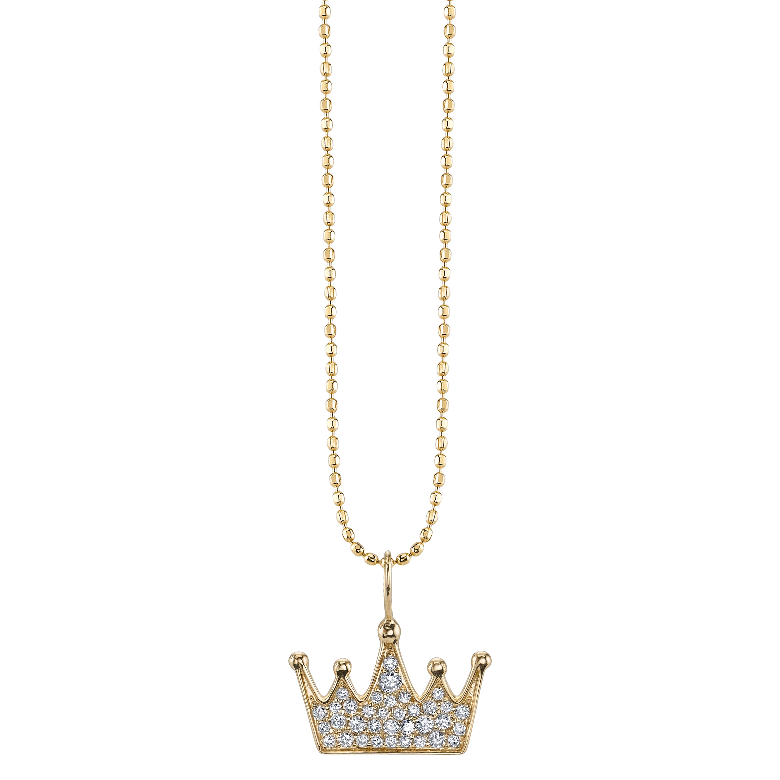 Crown fashion charm necklace