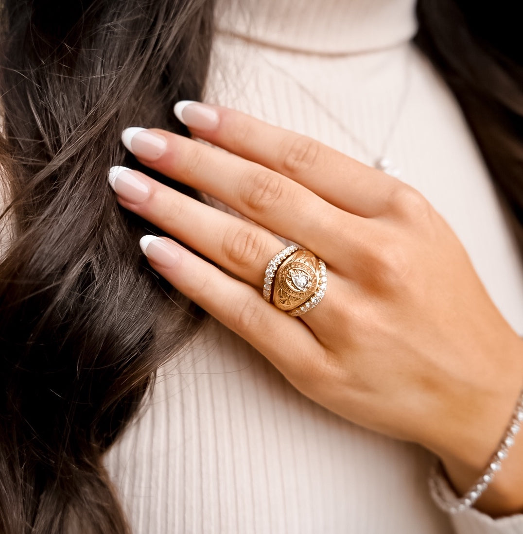 College Ring Wraps Aggie Ring Spacer The Petite Graduate Diamond