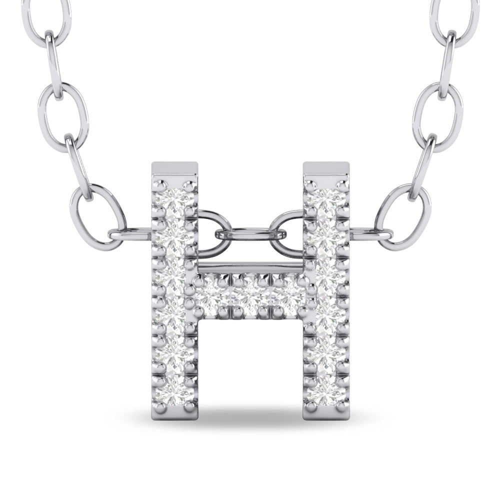 Diamond Letter Necklace